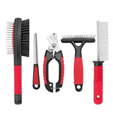 Dog Grooming Comb Brush Set